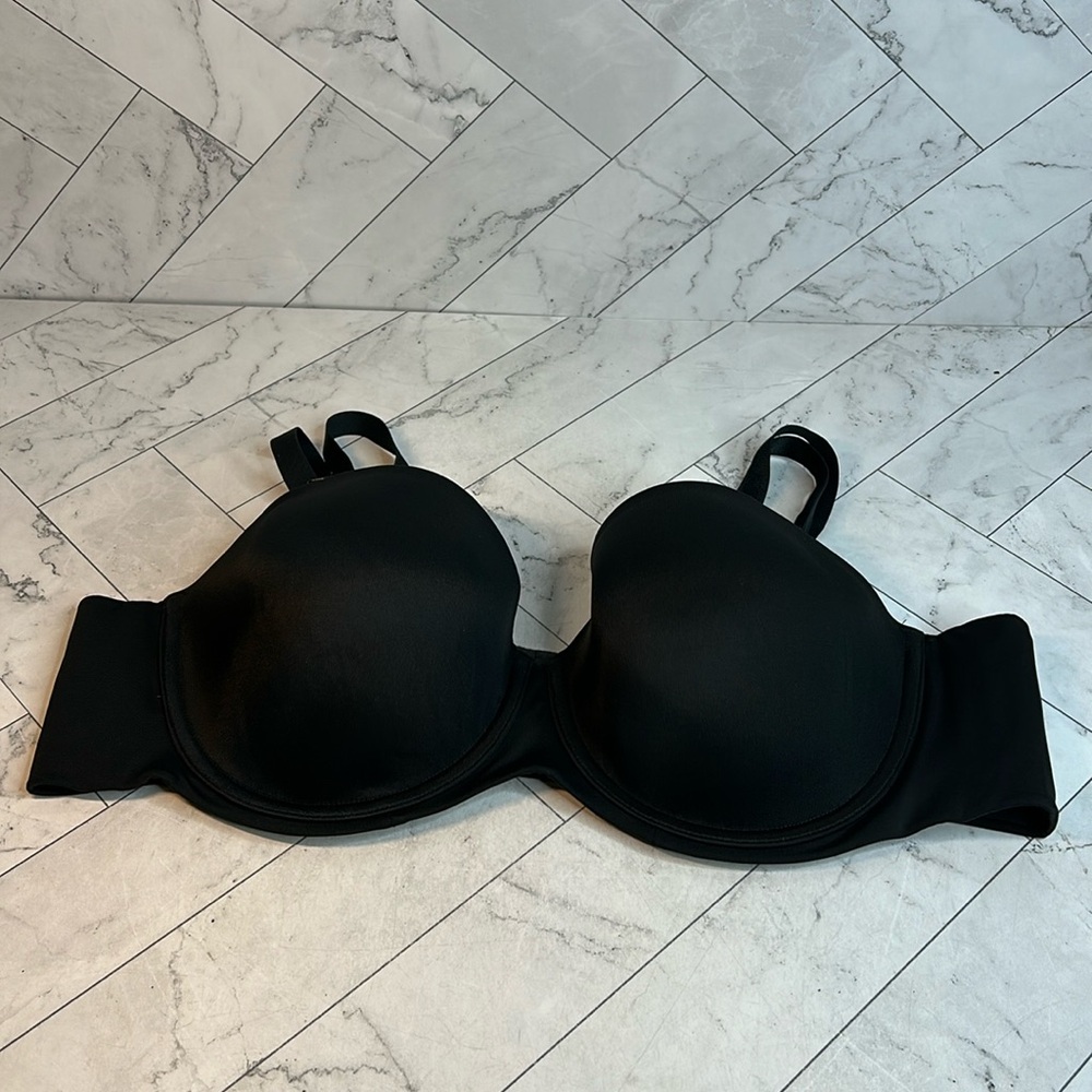 NWT NWOT Cacique Lane Bryant Womans Bra Black Multiway UNDERWIRE SIZE 44B